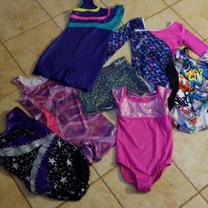 Girls gymnastics leotards bundle